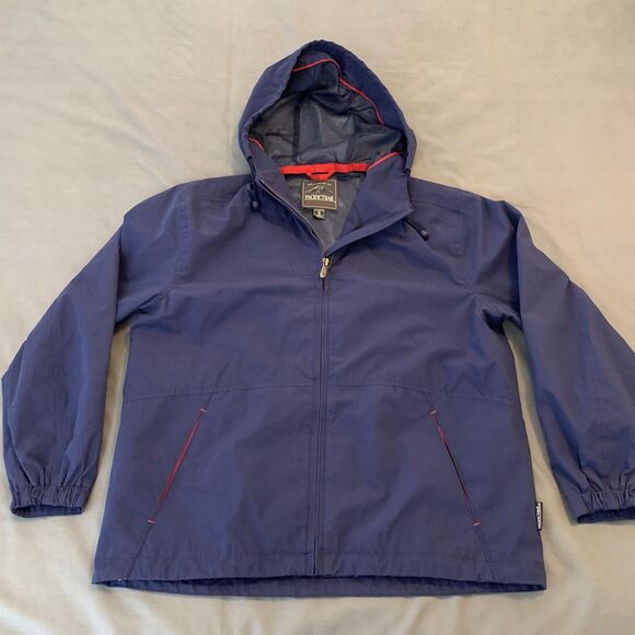 Pacific Trail Jackets & Blazers - Pacific‎ Trail Jacket Womens Small Blue Hooded Windbreaker Mesh Lined Full Zip